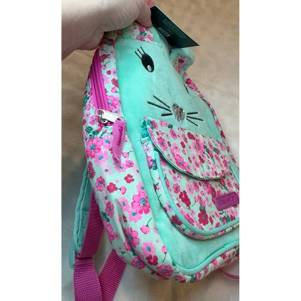 This is a brand new Laura Ashley Girls Critter Cat Kitten Mini Backpack.